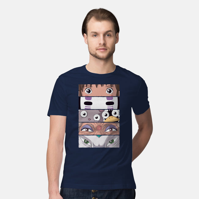 Spirited Eyes-mens premium tee-danielmorris1993