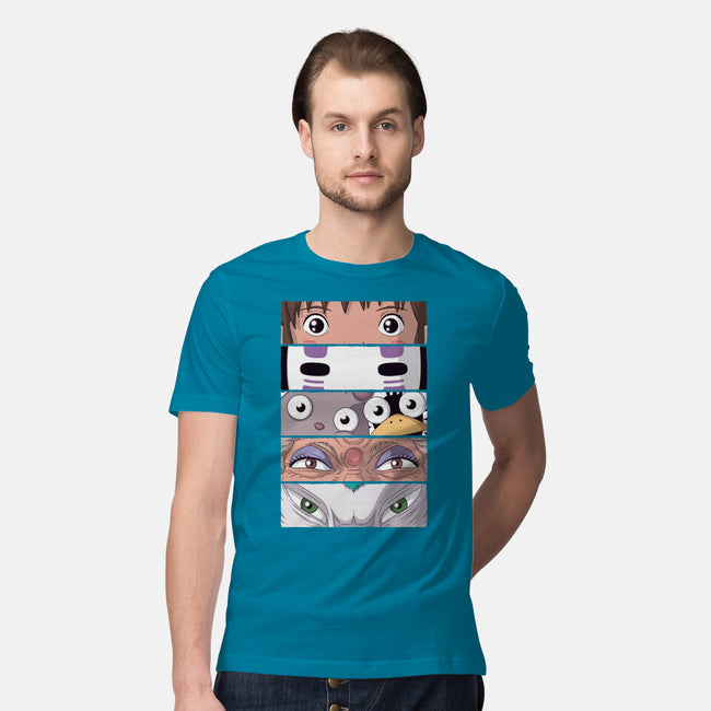 Spirited Eyes-mens premium tee-danielmorris1993