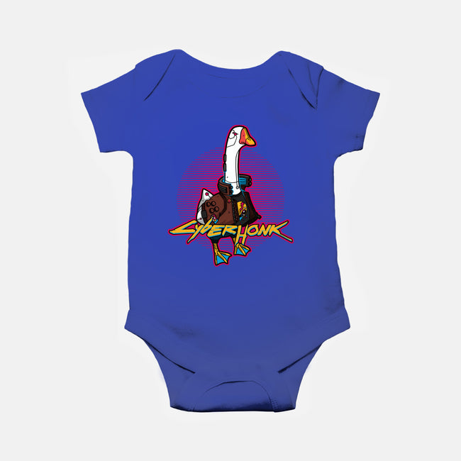 Cyberhonk-baby basic onesie-theteenosaur