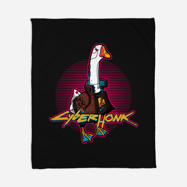 Cyberhonk-none fleece blanket-theteenosaur