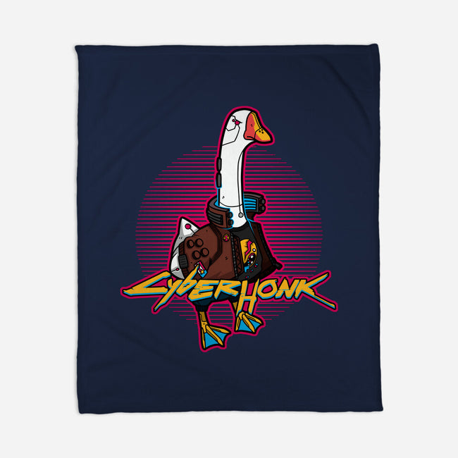 Cyberhonk-none fleece blanket-theteenosaur
