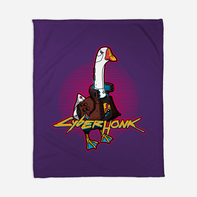 Cyberhonk-none fleece blanket-theteenosaur