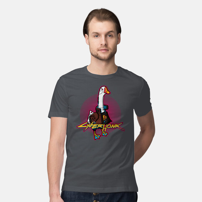 Cyberhonk-mens premium tee-theteenosaur