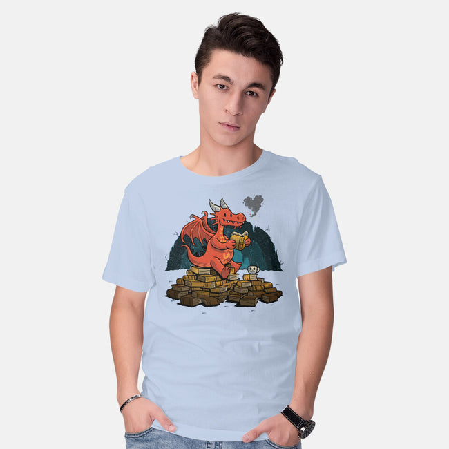 Book Cave-mens basic tee-spiritgreen