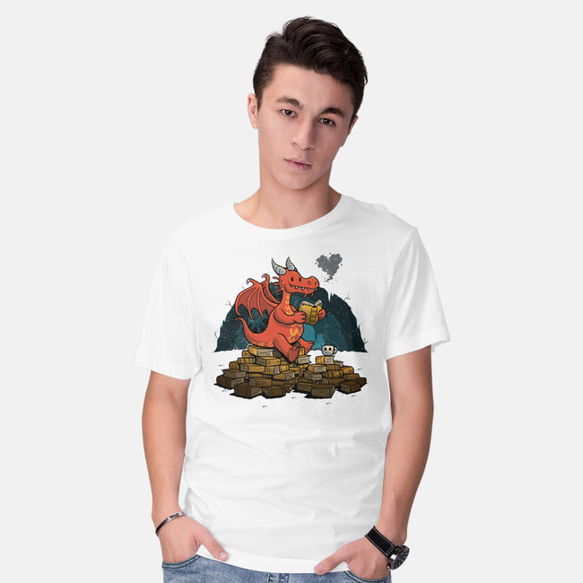 Book Cave-mens basic tee-spiritgreen