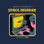 Space Invader-none removable cover w insert throw pillow-Mathiole