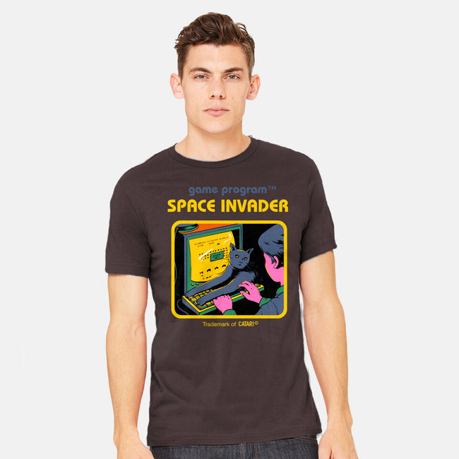Space Invader-mens heavyweight tee-Mathiole