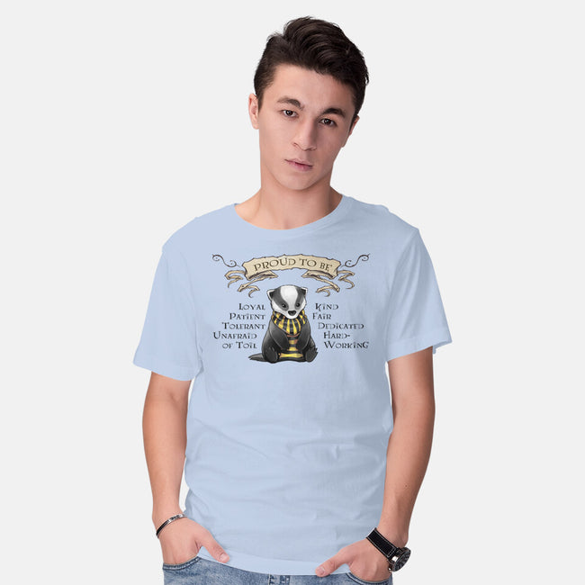 Proud To Be-mens basic tee-Yunuyei