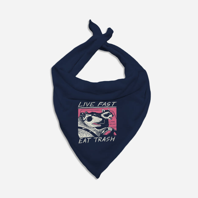 Fast Trash Life-dog bandana pet collar-vp021