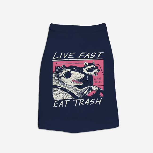Fast Trash Life-dog basic pet tank-vp021