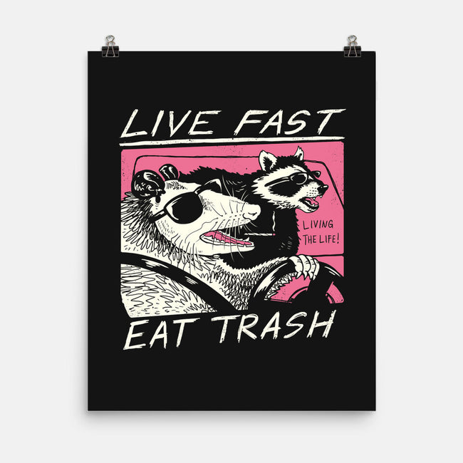 Fast Trash Life-none matte poster-vp021