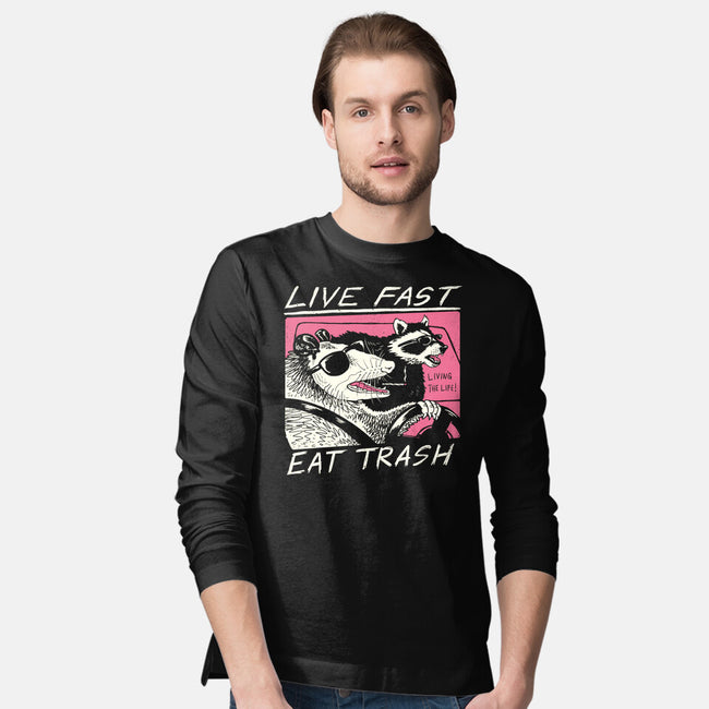 Fast Trash Life-mens long sleeved tee-vp021