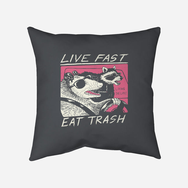 Fast Trash Life-none removable cover throw pillow-vp021