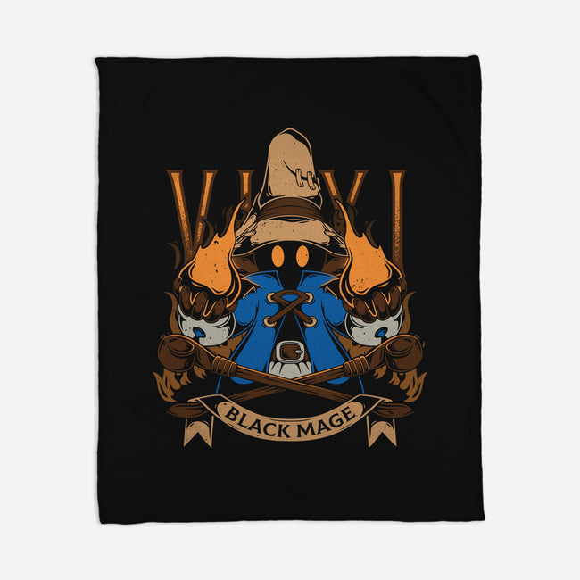Black Mage-none fleece blanket-Alundrart