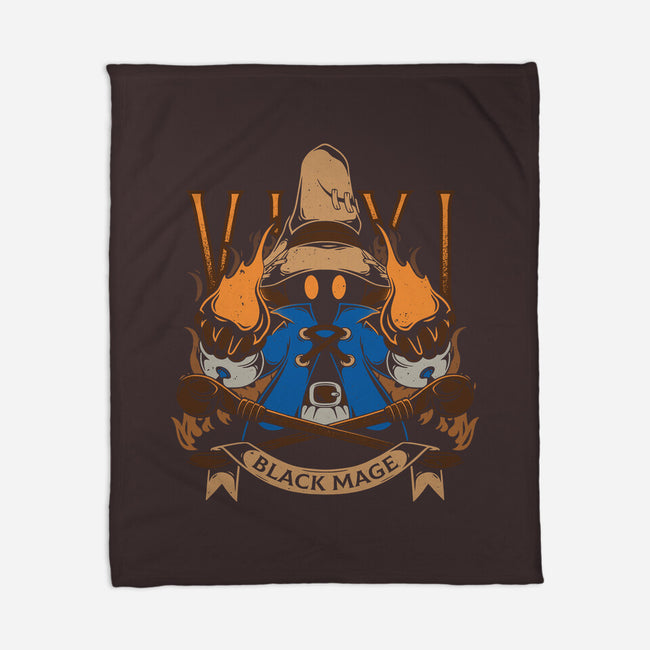Black Mage-none fleece blanket-Alundrart