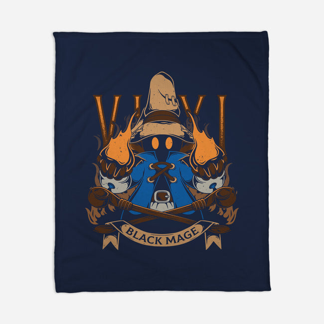 Black Mage-none fleece blanket-Alundrart