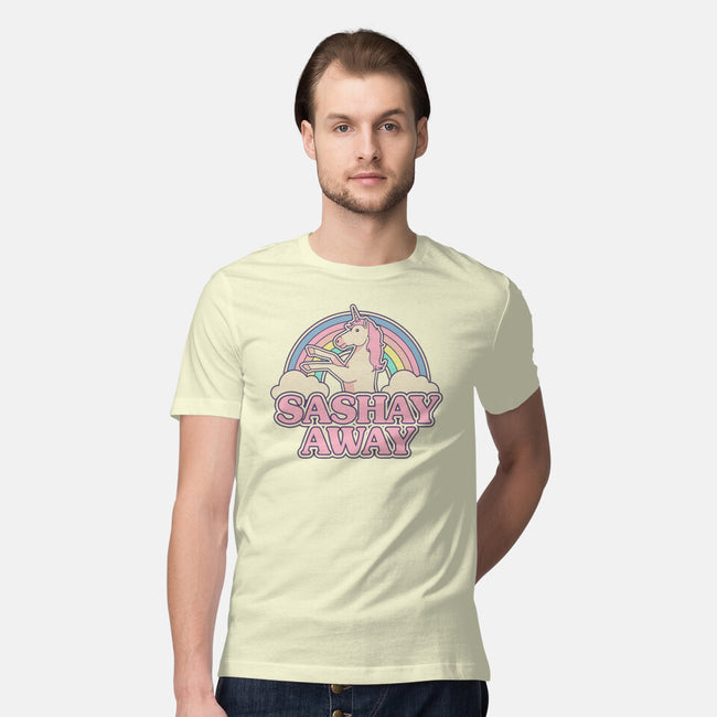 Sashay Away-mens premium tee-Thiago Correa