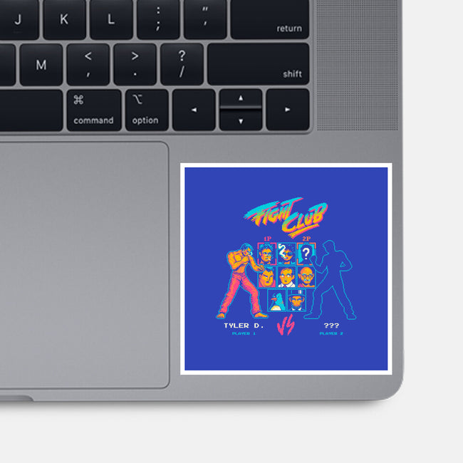 Ready, Fight-none glossy sticker-Mathiole