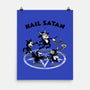 Hail Satan-none matte poster-Paul Simic