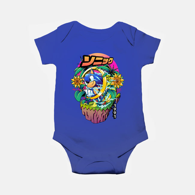 Sonic Speed-baby basic onesie-iqbalgarint