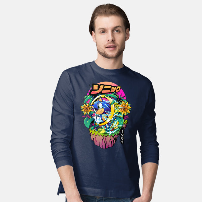 Sonic Speed-mens long sleeved tee-iqbalgarint
