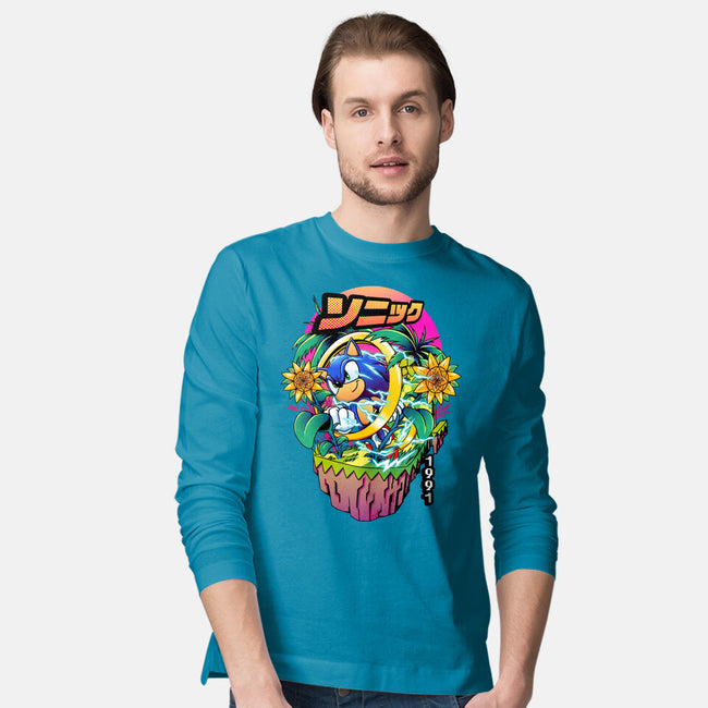 Sonic Speed-mens long sleeved tee-iqbalgarint