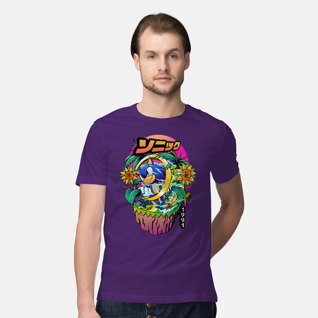 Sonic Speed-mens premium tee-iqbalgarint