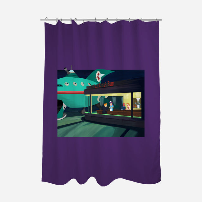 Fun On A Bun-none polyester shower curtain-SeamusAran