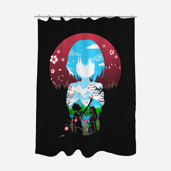 A Silent Love-none polyester shower curtain-constantine2454