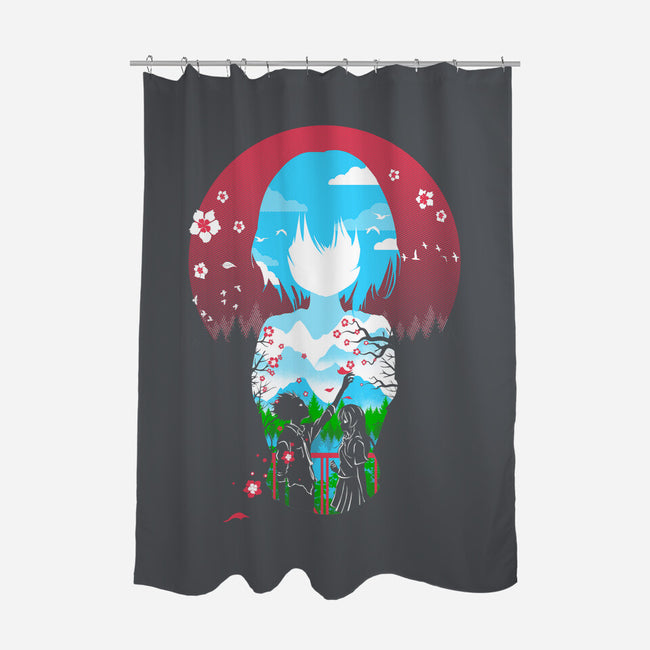 A Silent Love-none polyester shower curtain-constantine2454