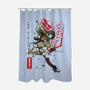 Soldier Mikasa-none polyester shower curtain-DrMonekers