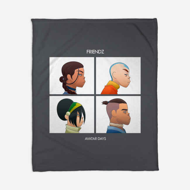 Friendz-none fleece blanket-Angel Rotten