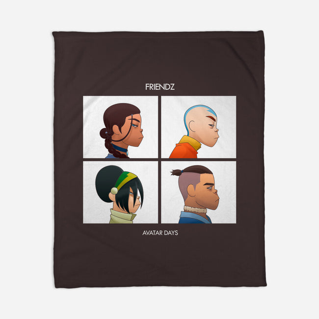 Friendz-none fleece blanket-Angel Rotten