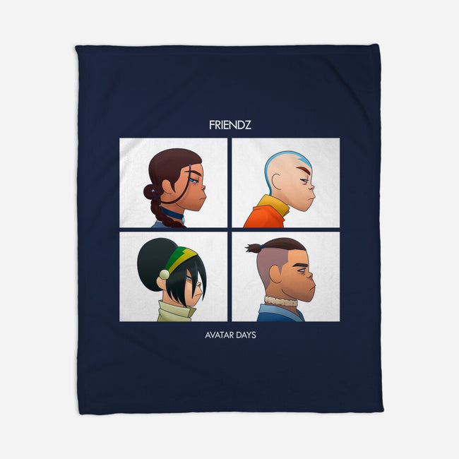 Friendz-none fleece blanket-Angel Rotten