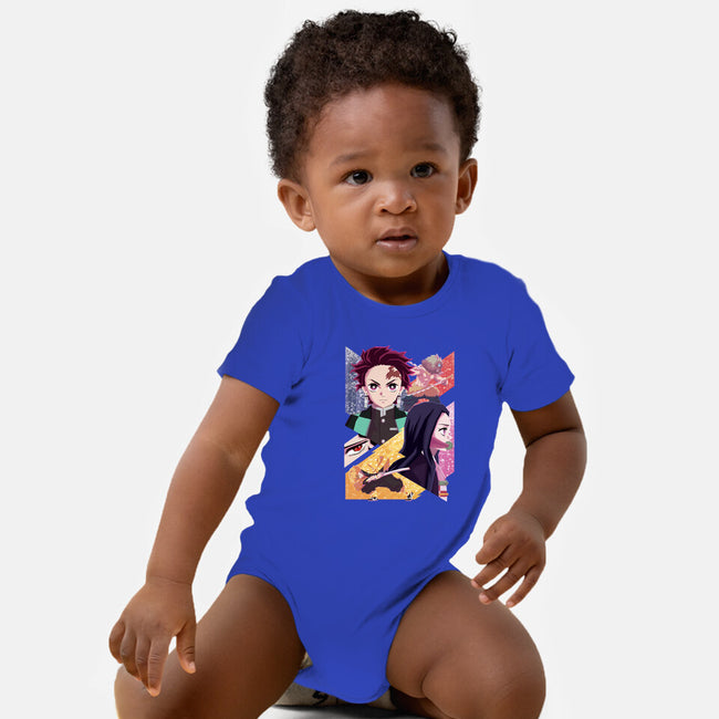 Slayer of Demons-baby basic onesie-danielmorris1993