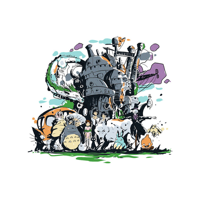 Miyazaki Universe-mens basic tee-fanfabio