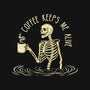 Coffee Keeps Me Alive-unisex baseball tee-Wookie Mike