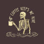 Coffee Keeps Me Alive-none glossy sticker-Wookie Mike
