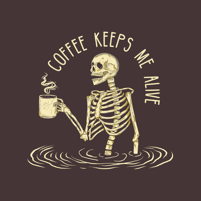 Coffee Keeps Me Alive-none basic tote-Wookie Mike