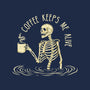 Coffee Keeps Me Alive-youth basic tee-Wookie Mike