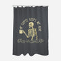 Coffee Keeps Me Alive-none polyester shower curtain-Wookie Mike