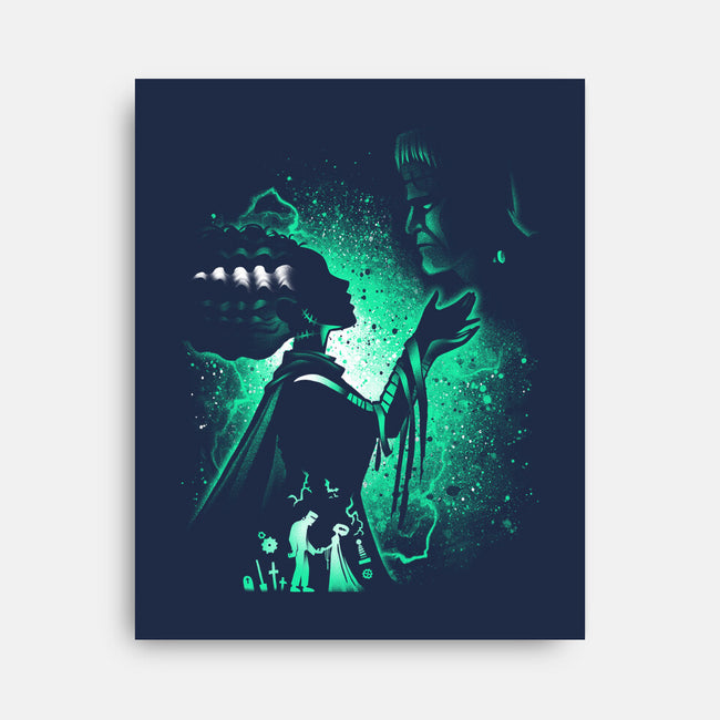 Monster Bride-none stretched canvas-alemaglia