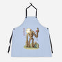The Robot In The Sky-unisex kitchen apron-saqman