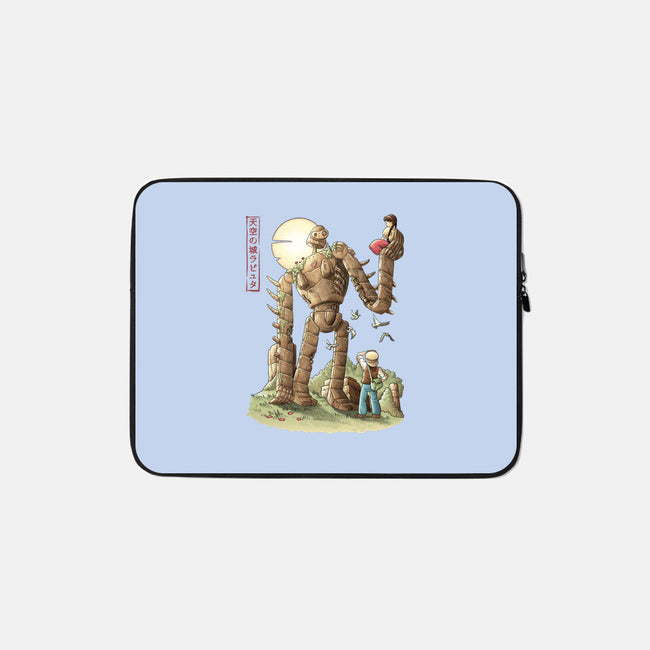 The Robot In The Sky-none zippered laptop sleeve-saqman