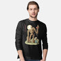 The Robot In The Sky-mens long sleeved tee-saqman