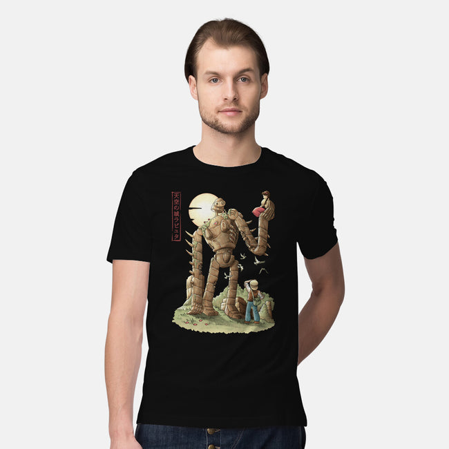 The Robot In The Sky-mens premium tee-saqman