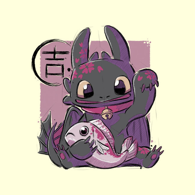 Maneki Toothless-none stretched canvas-xMorfina