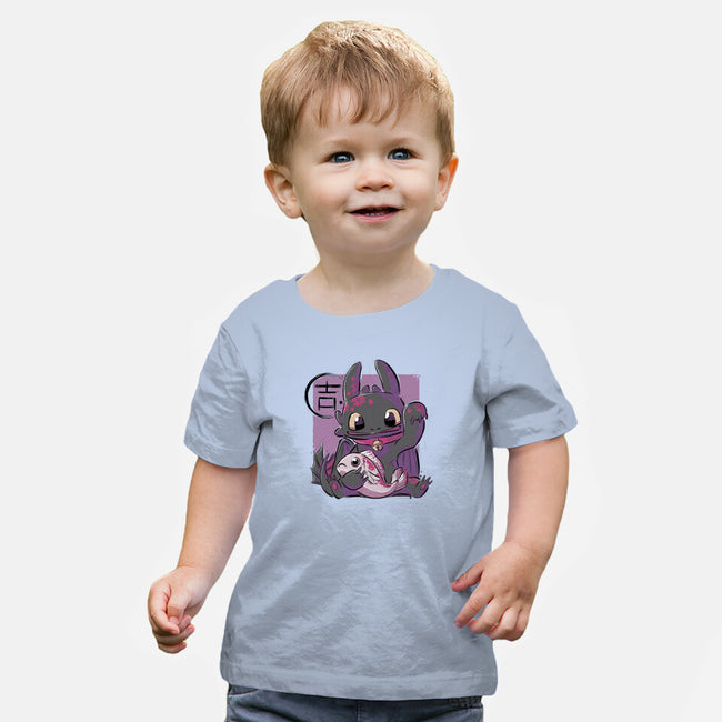 Maneki Toothless-baby basic tee-xMorfina