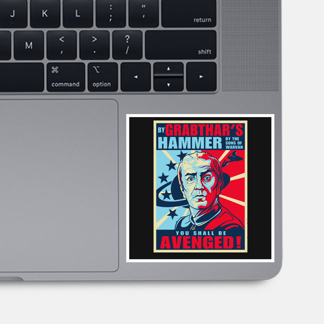 By Grabthar's Hammer-none glossy sticker-daobiwan