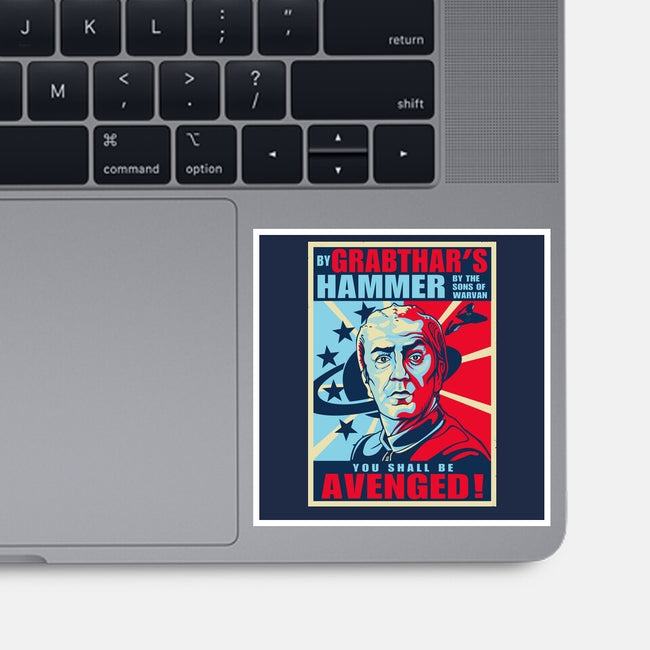 By Grabthar's Hammer-none glossy sticker-daobiwan